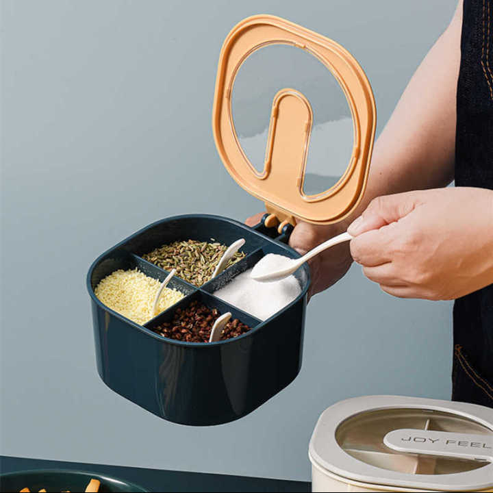 Multi-Compartment Seasoning Boxes