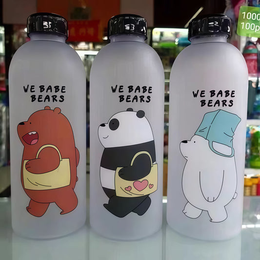 Cute We Bare Bears Water Bottle
