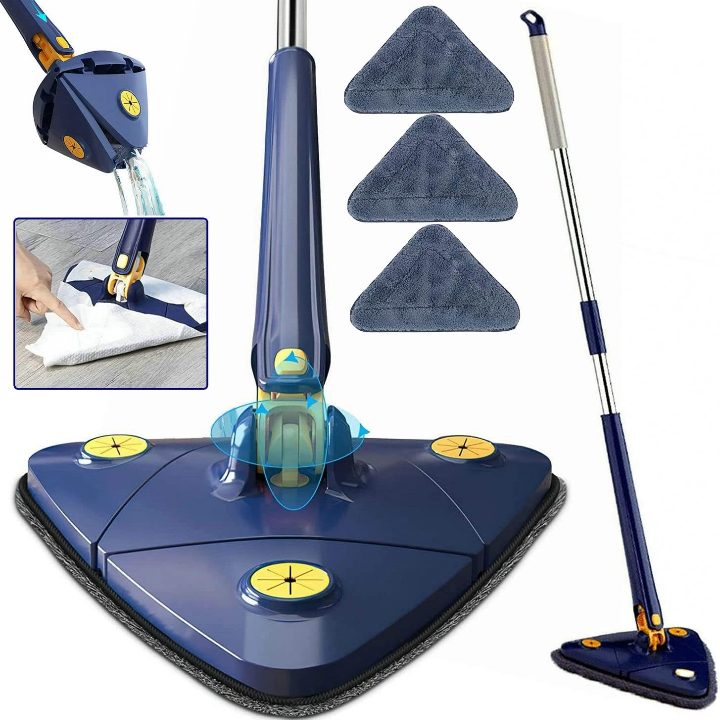 Triangular Self-Wringing Mop