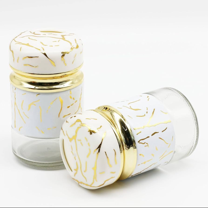 Adjustable Marble-Pattern Spice Shakers
