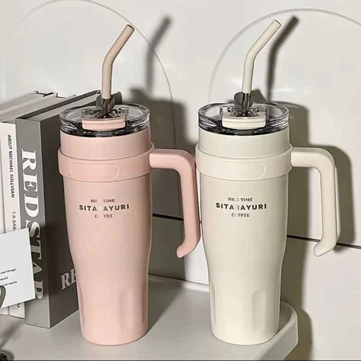 Stylish Handle Coffee Tumbler